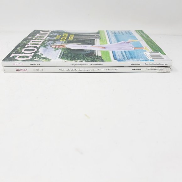 Domino Magazine Bundle Spring 2018 'The Color Issue' & Winter 2017 'Bubbly & Bri - Picture 7 of 8